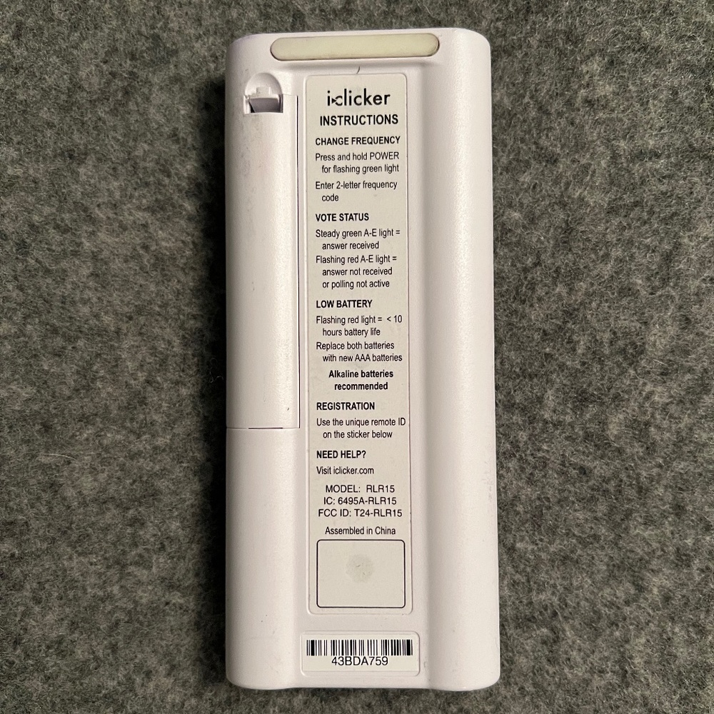 iClicker + Remote w/Box - Picture 5 of 5